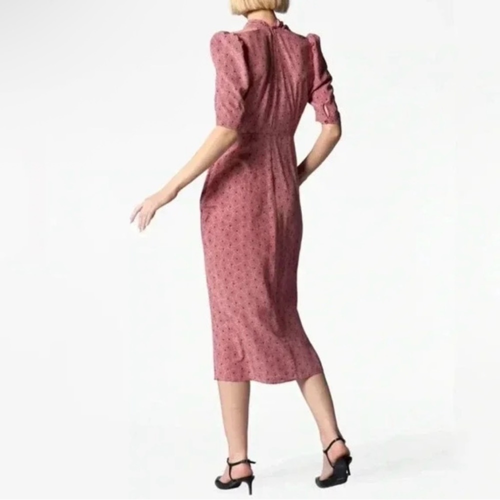 EQUIPMENT Aveline Geometric Cutout Midi Dress | NWT | Size 8 - Picture 6 of 12